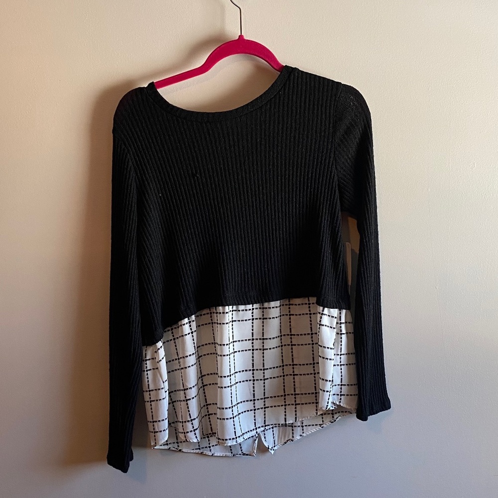Design Lab Classy Long Sleeve Top